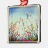 野花と星 メタルオーナメント (左)