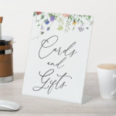 野花と蜂のカードとギフトのサイン 台座サイン (インサイチュ)