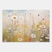 野花のデコページ装飾紙 ラッピングペーパーシート (正面3)