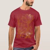 野花のブーケ, 花, フラワー, 花束 Tシャツ (正面)