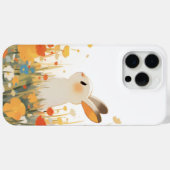 野花の咲くウサギのフィールド Case-Mate iPhoneケース (裏面 (横))