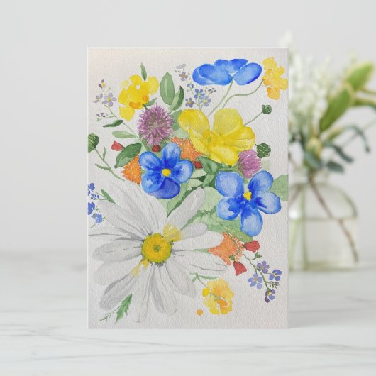 野花の招待 招待状 (スタンド正面)