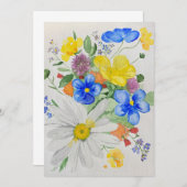 野花の招待 招待状 (正面/裏面)