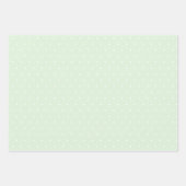 野花の水色が甘い赤と青 ラッピングペーパーシート (正面2)