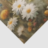 野花の草原のデクパージュのやさしい鹿 薄葉紙 (詳細)