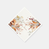 野花の赤ちゃんシャワー スタンダードカクテルナプキン (角)