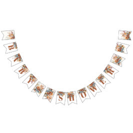 野花の赤ちゃんシャワー バンティングフラッグ