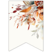 野花の赤ちゃんシャワー バンティングフラッグ (第1の旗)