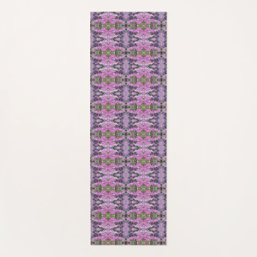 野花イカット ヨガマット (正面)