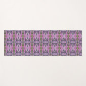 野花イカット ヨガマット (正面(横))