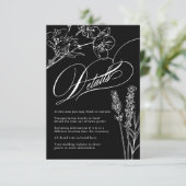野花エレガントゴシック結婚詳細 エンクロージャーカード (スタンド正面)