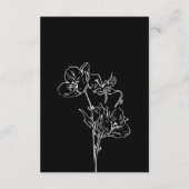 野花エレガントゴシック結婚詳細 エンクロージャーカード (裏面)