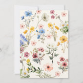 野花エレガント牧草園卒業 案内状 (裏面)