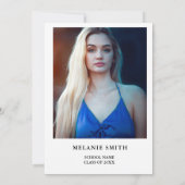 野花エレガント牧草園卒業 案内状 (裏面)