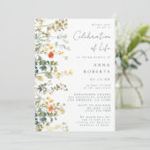 野花エレガント葬式 招待状 (スタンド正面)