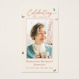 野花エレガント追葬祈りの言葉カード