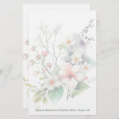 野花カスタム文具 便箋 (正面/裏面)