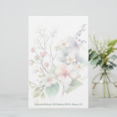 野花カスタム文具 便箋 (スタンド正面)