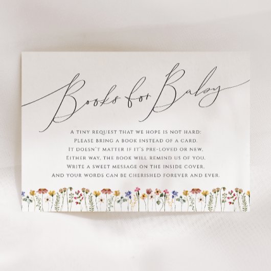 野花カラフルベビー本 エンクロージャーカード