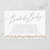 野花カラフルベビー本 エンクロージャーカード (正面)