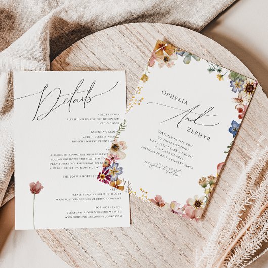 野花カラフル園 |すべて結婚の 招待状