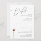 野花カラフル園 |すべて結婚の 招待状 (裏面)