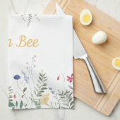 野花クイーンビー キッチンタオル (四つ折り)