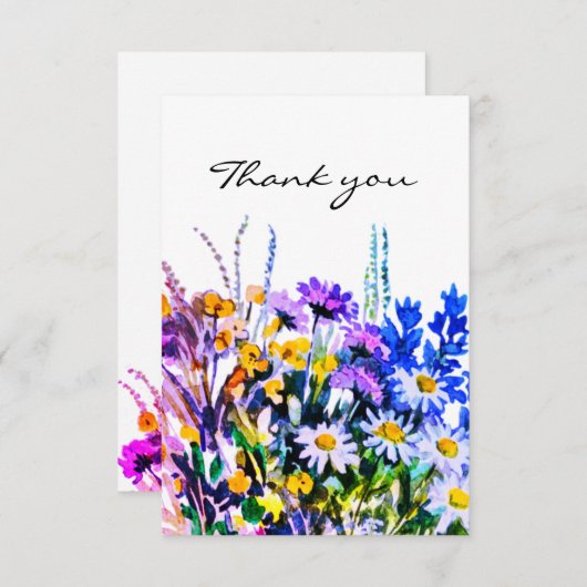 野花サンキューカード サンキューカード (正面/裏面)