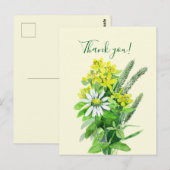 野花サンキューカード ポストカード (正面/裏面)