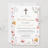 野花スタイリッシュ園最初の聖餐式 招待状 (正面)