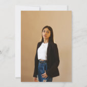 野花スタイリッシュ牧草園卒業 招待状 (裏面)