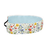 野花パターン(の模様が)あるカラフルフローラかわいらし夏 アスレチックヘッドバンド (左)