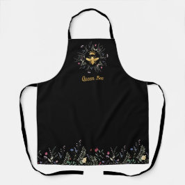 野花フェイクホイル女王 エプロン
