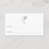 野花フローラ結婚植物性座席表 プレイスカード (正面)