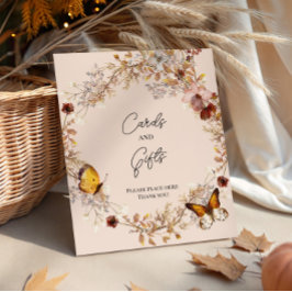 野花ブライダルシャワー台座標識 台座サイン