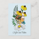 野花ブルーマッシュルーム エンクロージャーカード (裏面)