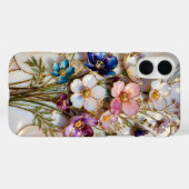 野花ブーケ スマホケース エレガント フラワー Case-Mate iPhoneケース (裏面 (横))