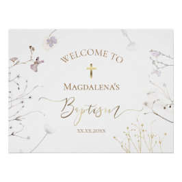 野花ベビーバプテスマ徴候 ポスター