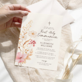 野花モダン園最初の聖餐式 招待状