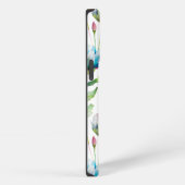 野花モダン模様 iPhoneケース (右側面)