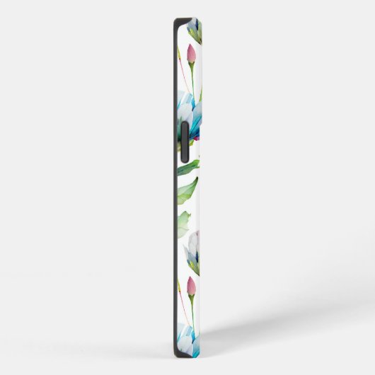 野花モダン模様 iPhoneケース (右側面)