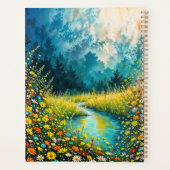 野花ライオンライオンズメドウの装飾 プランナー手帳 (裏面)