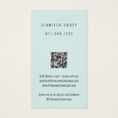 野花リースイヤリングジュエリー表示カード (裏面)