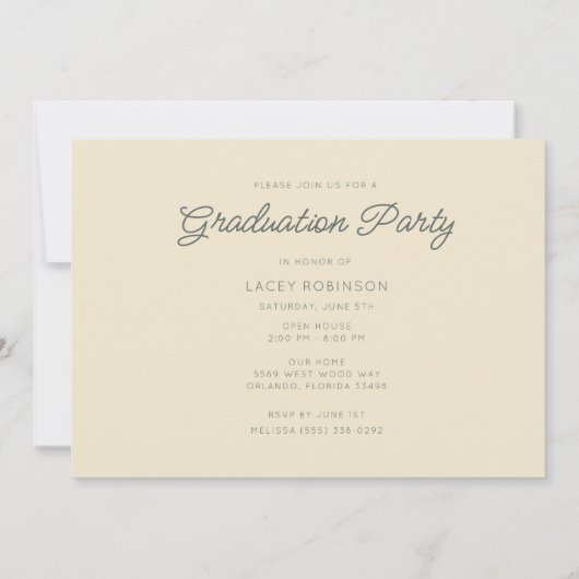 野花写真女子高等学校卒業会 招待状 (裏面)