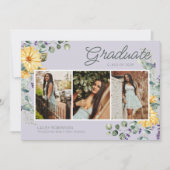 野花写真女子高等学校卒業会 招待状 (正面)