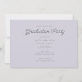 野花写真女子高等学校卒業会 招待状 (裏面)