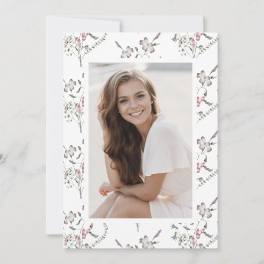 野花卒業党 招待状 (裏面)