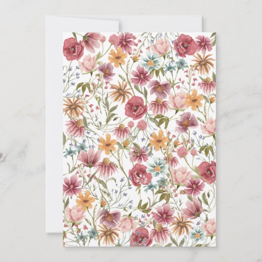 野花卒業党 招待状 (裏面)