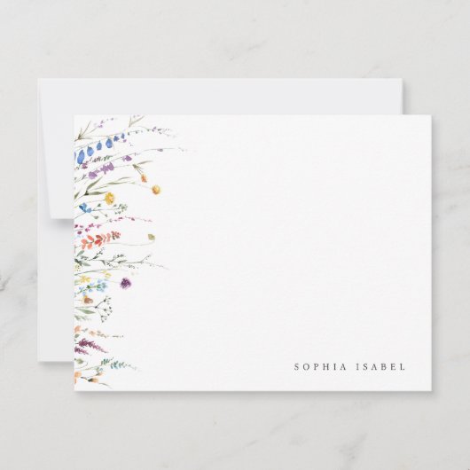 野花房帆文具パーソナライズされたノートカード ノートカード