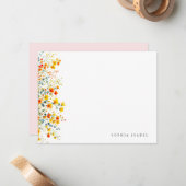 野花房帆文具パーソナライズされたノートカード ノートカード (正面/裏面インサイチュ)